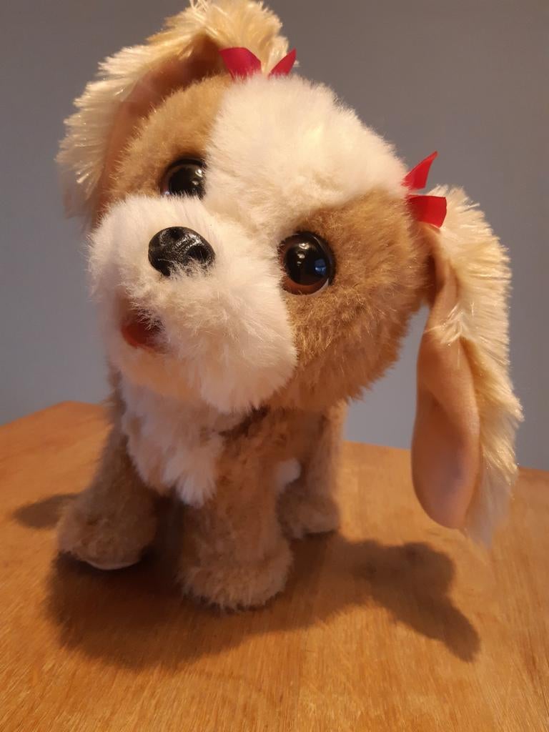 FurReal Friends Bouncy happy to see me pup Hasbro, Kinderen en Baby's, Speelgoed | Knuffels en Pluche, Ophalen of Verzenden, Zo goed als nieuw