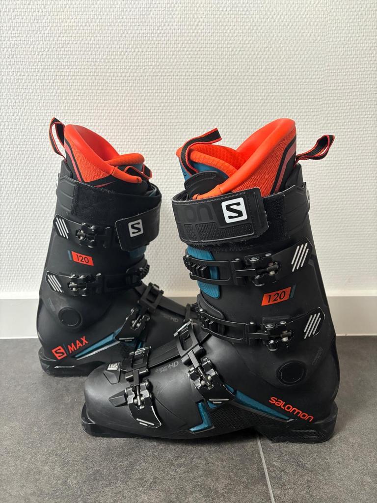 Salomon S/MAX 120 Skischoenen 28,5, 160 tot 180 cm, Schoenen, Zo goed als nieuw, Skiën