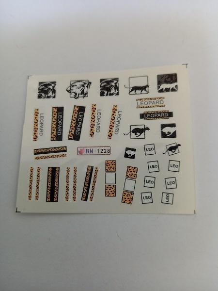 Velletje nagel water decals stickers BN-1228 tijger tijgerpr, Sieraden, Tassen en Uiterlijk, Uiterlijk | Cosmetica en Make-up