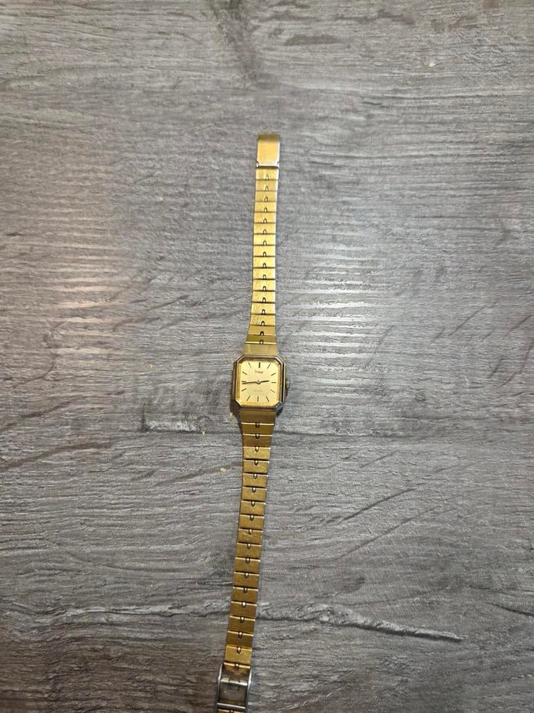Vintage Goudkleurig Dameshorloge, Overige merken, Gebruikt, Polshorloge, Ophalen of Verzenden