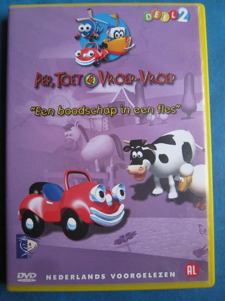Pep, toet & Vroep-vroep - Een boodschap in een fles, Tekenfilm, Ophalen of Verzenden, Zo goed als nieuw, Alle leeftijden