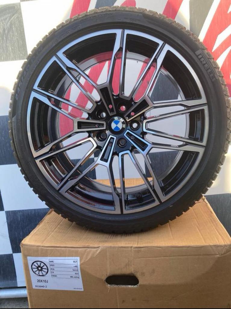 19 inch BMW 5 serie G30 velgen 5x112 G31 X3 X1 + pirelli, Auto-onderdelen, Banden en Velgen, 19 inch, 245 mm, Banden en Velgen