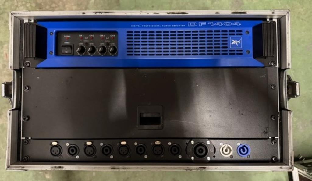 4 x 350 Watt monitor / geluidset versterker, Ophalen, Zo goed als nieuw, Minder dan 500 watt, Monitor(versterker)