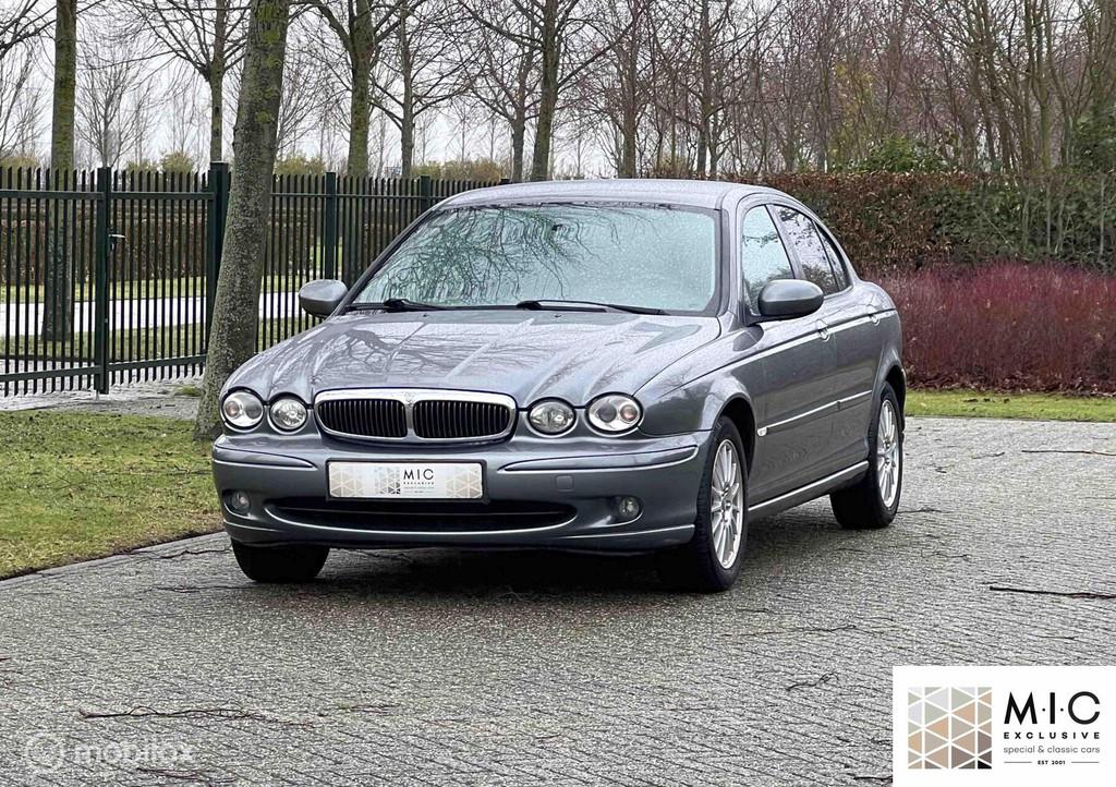 Jaguar X-type 2.0 V6 | trekhaak | Inruil mogelijk., Auto's, Voorwielaandrijving, Gebruikt, Zwart, 156 pk