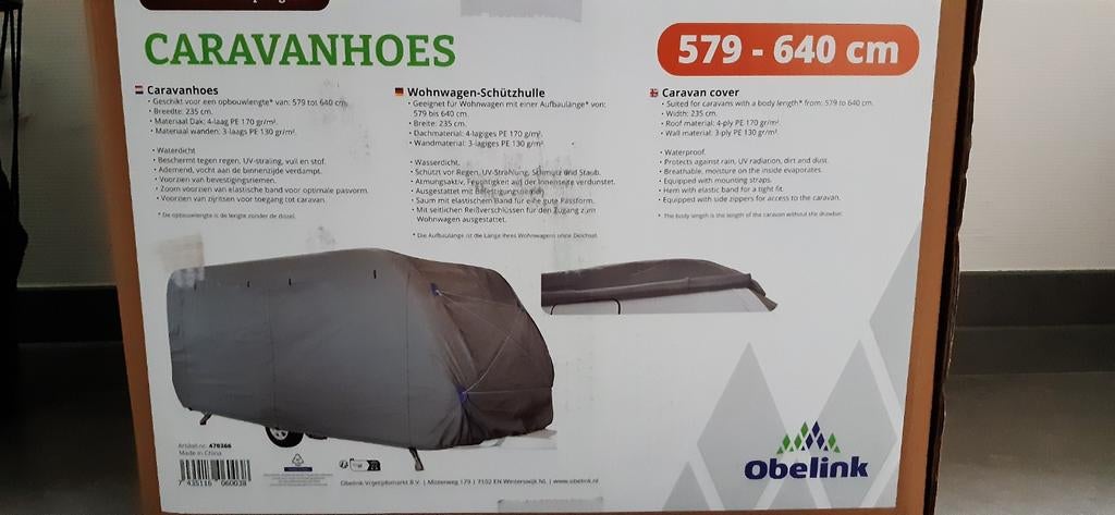 Obelink Caravanhoes 579-640x235 cm, Ophalen, Nieuw