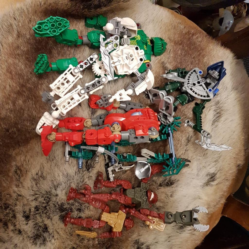 Lego Bionicle Onderdelen Mix alles in èènkoop, Ophalen of Verzenden, Gebruikt, Losse stenen, Lego