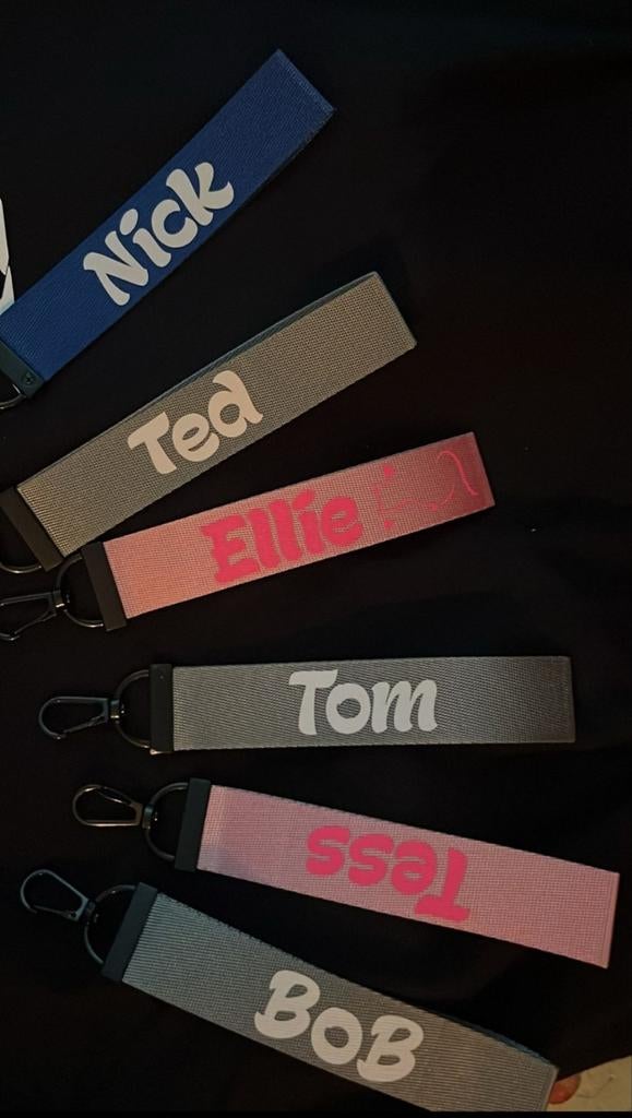 Sleutelhanger met naam, Verzamelen, Sleutelhangers, Ophalen of Verzenden, Nieuw