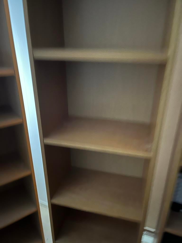 Beuken Boekenkast - 3 Delen, Met plank(en), Gebruikt, 150 tot 200 cm, Ophalen of Verzenden