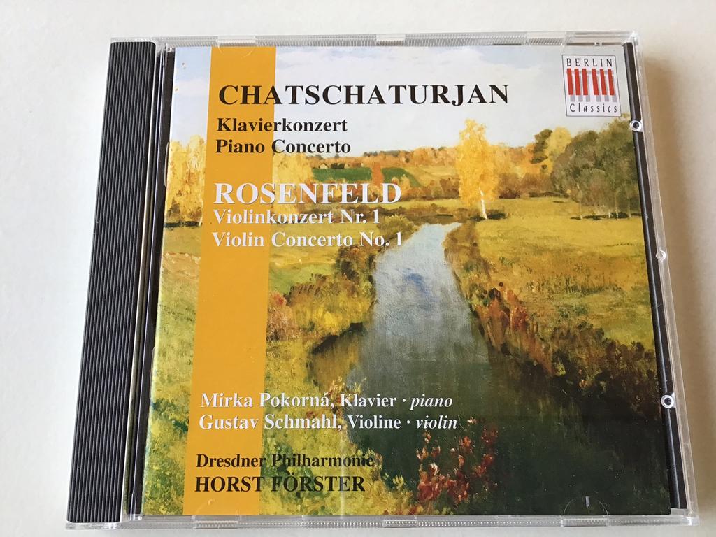 Aram Chatschaturian Piano concerto Rosenfeld/ Pokorna etc, Ophalen of Verzenden, Modernisme tot heden, Zo goed als nieuw, Orkest of Ballet