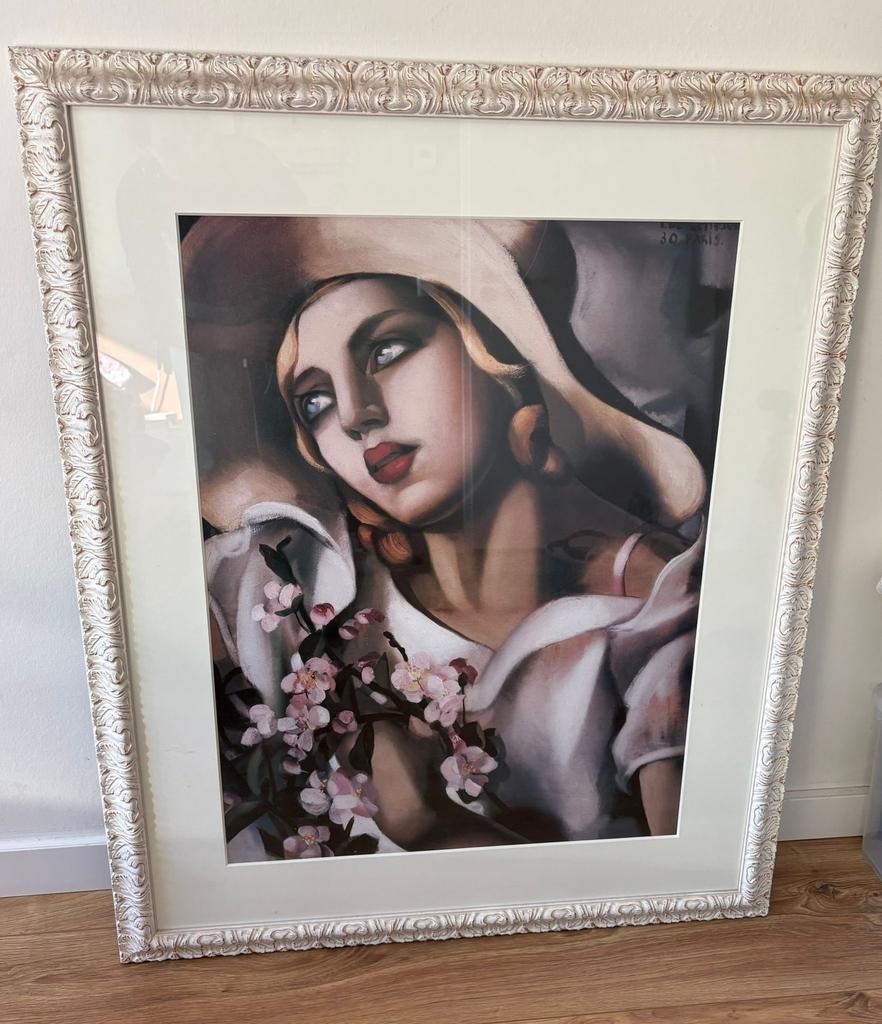Tamara de Lempicka Print ingelijst, Antiek en Kunst, Ophalen