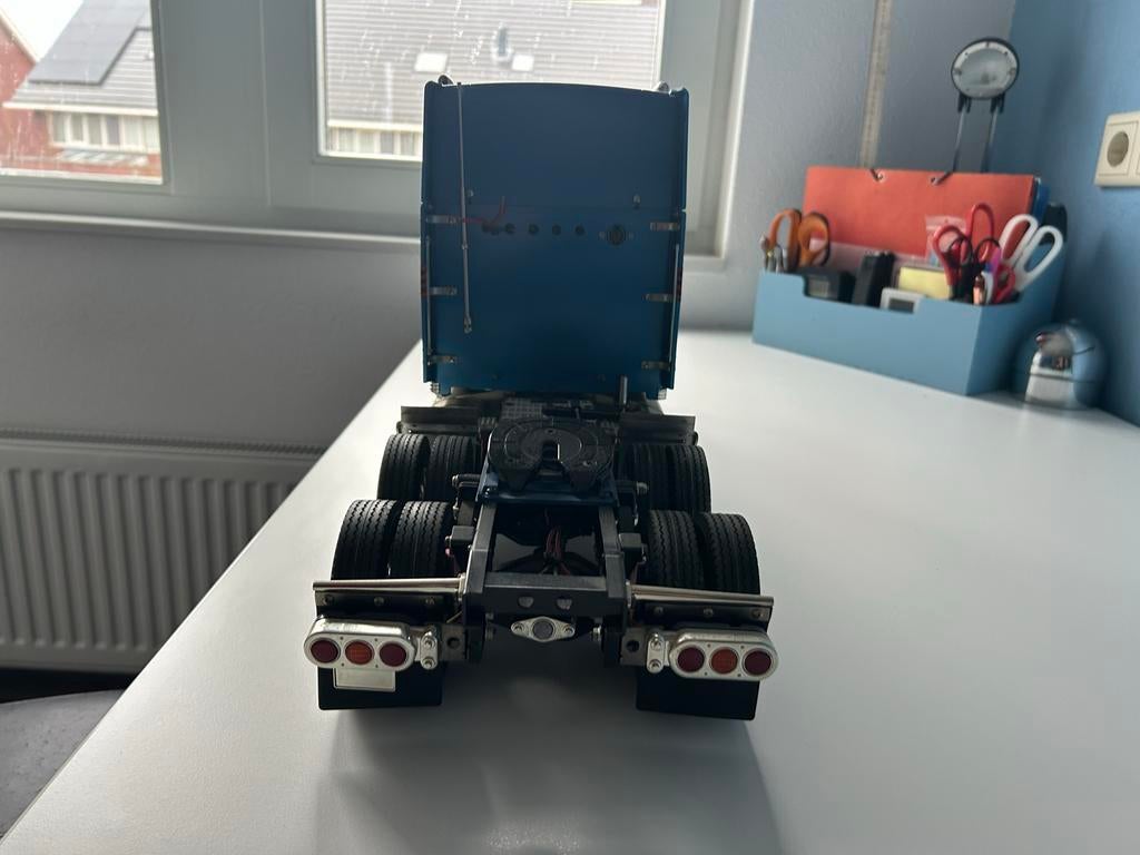 Tamiya Knight Hauler met MFC01, Hobby en Vrije tijd, Modelbouw | Auto's en Voertuigen, Gebruikt, Truck, Groter dan 1:32, Tamiya