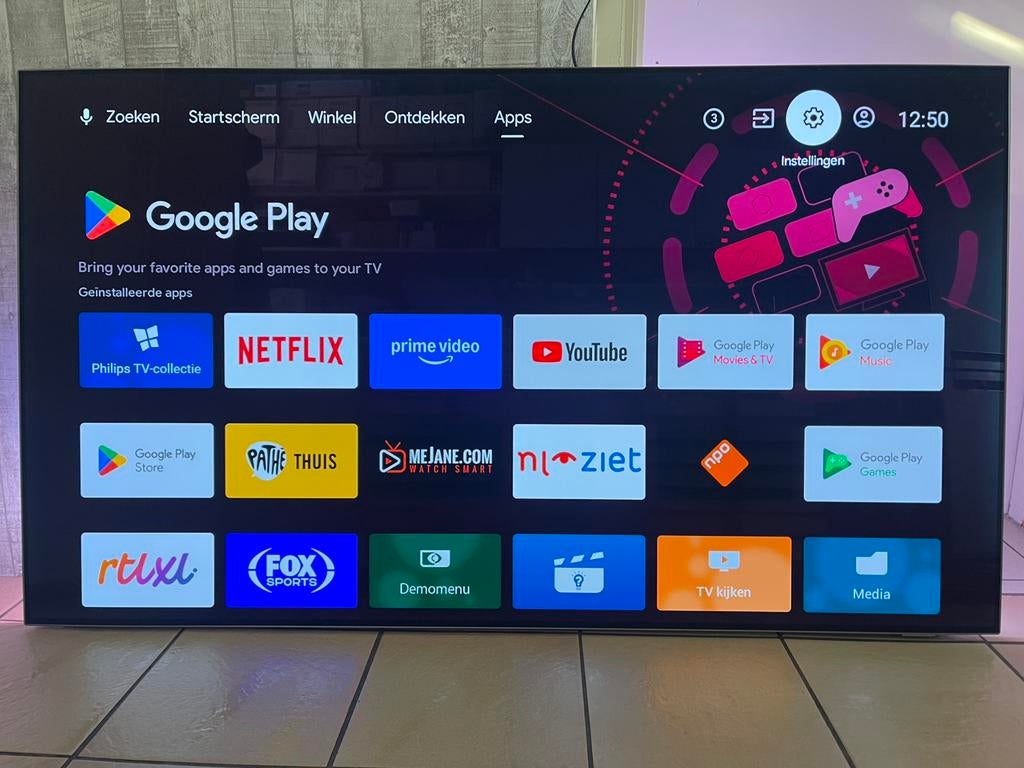 Philips 65OLED854 – 65inch OLED Ambilight – zeer nette staat, Ophalen, Philips, 120 Hz, Zo goed als nieuw
