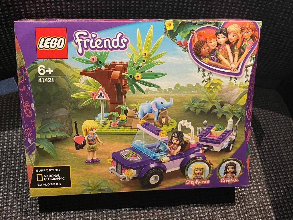 Friends Lego 41421 Reddingsbasis babyolifant in Jungle Nieuw, Ophalen, Nieuw, Complete set, Lego