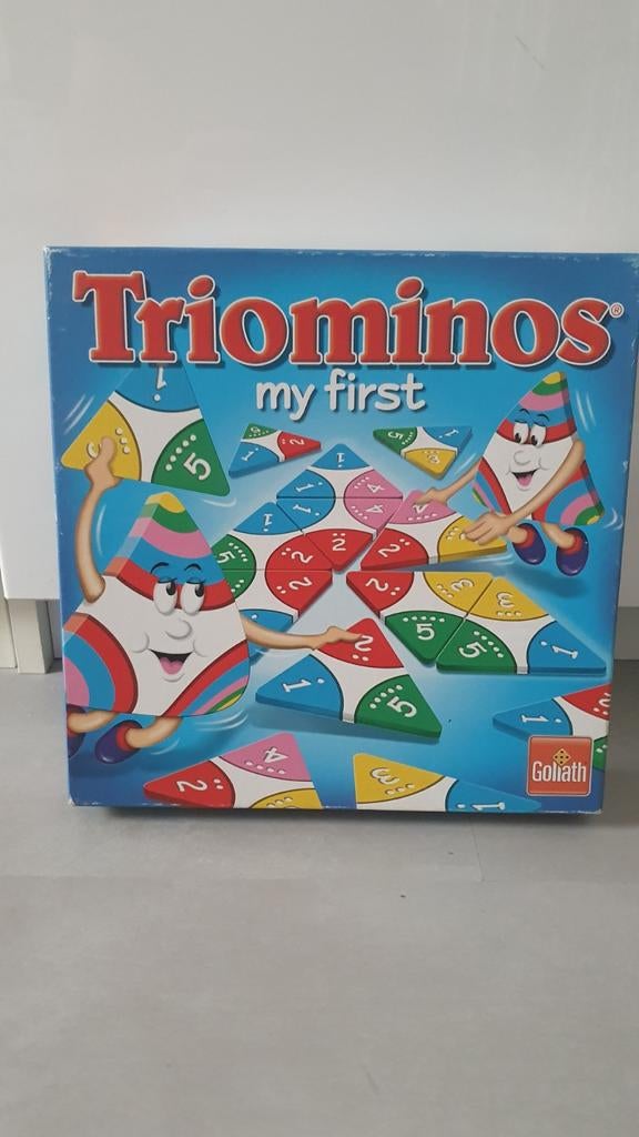 Triominos My First - Kinderspel, Ophalen, Goliath, Zo goed als nieuw, Een of twee spelers