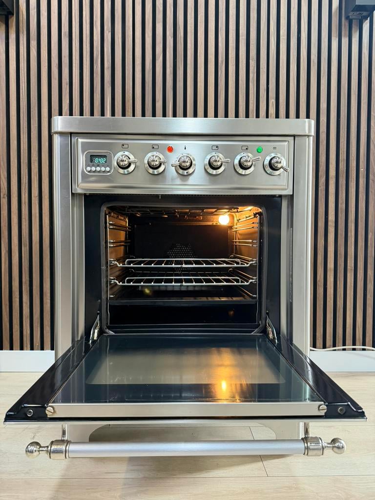 Luxe Boretti Majestic Fornuis 70 cm (Gratis bezorgen, 5258sh, Ophalen of Verzenden, Zo goed als nieuw, Gas