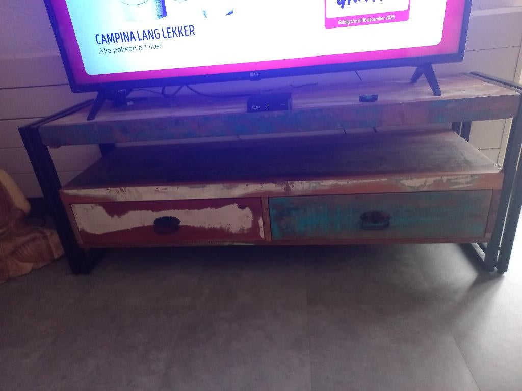 tv kastje  1,20 breed 45cm hoog en 35 cm diep, Huis en Inrichting, Kasten | Televisiemeubels, Ophalen, Gebruikt, 50 tot 100 cm