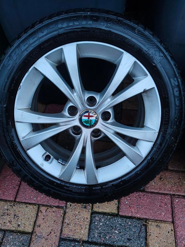 Alfa Romeo Giulietta 16 inch velgen, Ophalen, Gebruikt, Velg(en), 16 inch