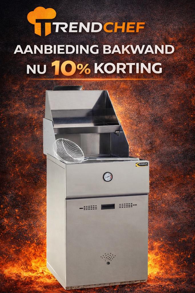 Bakwand 1 pan BRIT-FRY ( propaangas-aardgas), Ophalen of Verzenden