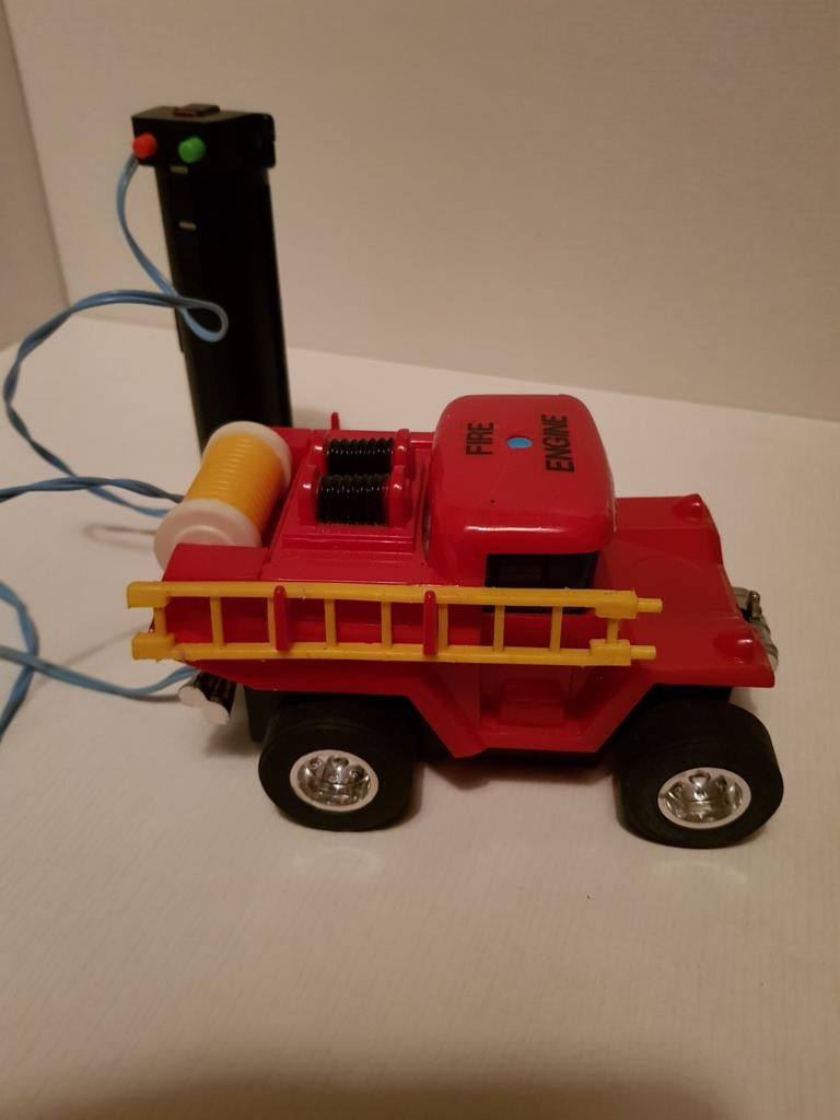 Vintage Brandweerauto met Afstandsbediening '60/'70, Ophalen of Verzenden, Zo goed als nieuw