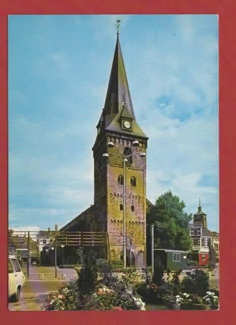 Enschede - Grote Kerk (z.g. 'Zaalkerk'), Markt - Ong, Ophalen of Verzenden, 1960 tot 1980, Ongelopen, Overijssel