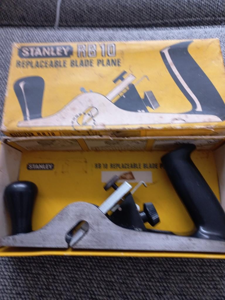 Stanley RB10 Vlakbank -  Houtschaaf Gebruikt., Ophalen of Verzenden, Zo goed als nieuw