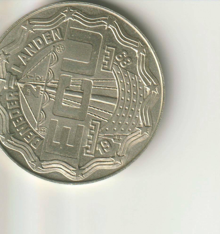 2 1/2 ecu zilver nederland, Postzegels en Munten, Munten | Nederland, Ophalen of Verzenden, Koningin Beatrix, Overige waardes