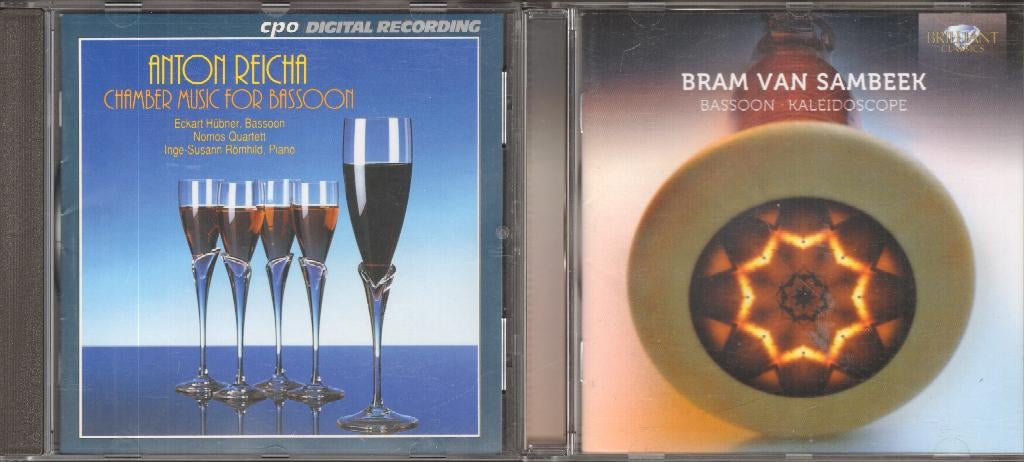 NOMOS Quartet e/o Bram van Sambeek BASSOON 2-CD 23 track *DC, Cd's en Dvd's, Cd's | Overige Cd's, Zo goed als nieuw, Ophalen of Verzenden