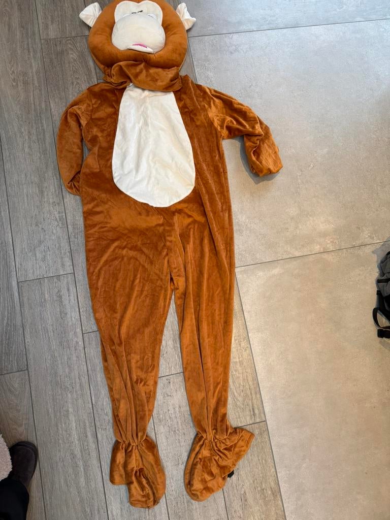 Verkleedpak carnaval aap mascotte, Ophalen of Verzenden, Zo goed als nieuw