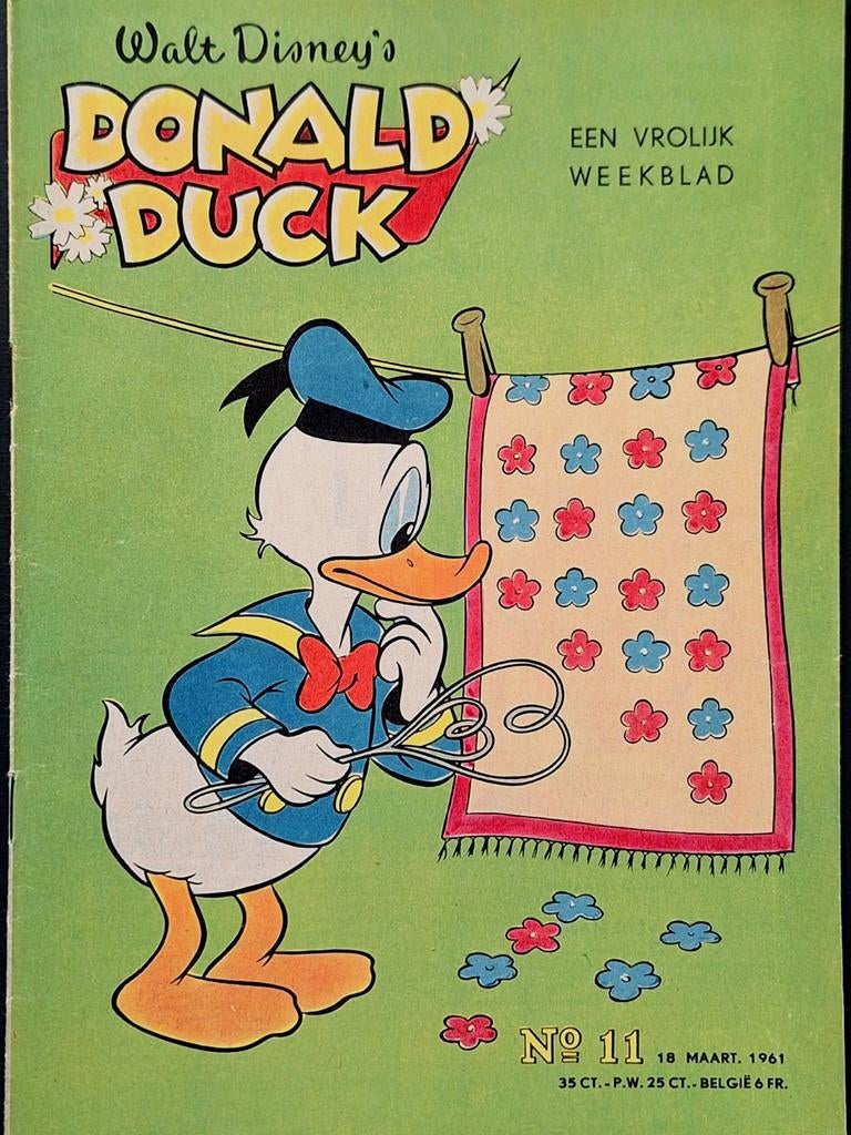 Donald Duck 1961 nr. 11, Boeken, Eén stripboek, Ophalen of Verzenden, Zo goed als nieuw