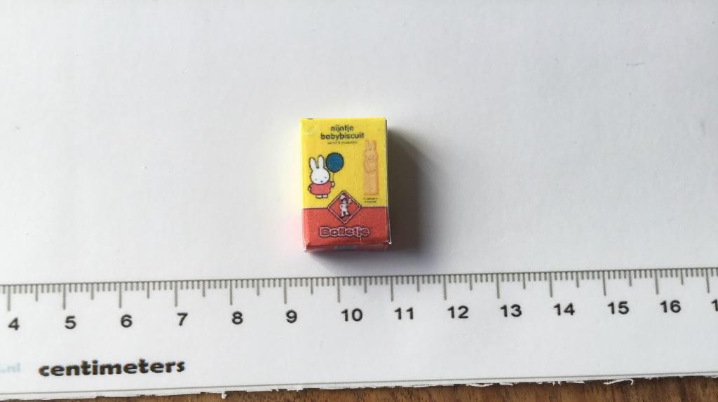 Poppenhuis miniaturen koekjes 94, Ophalen of Verzenden, Nieuw, Poppenhuis