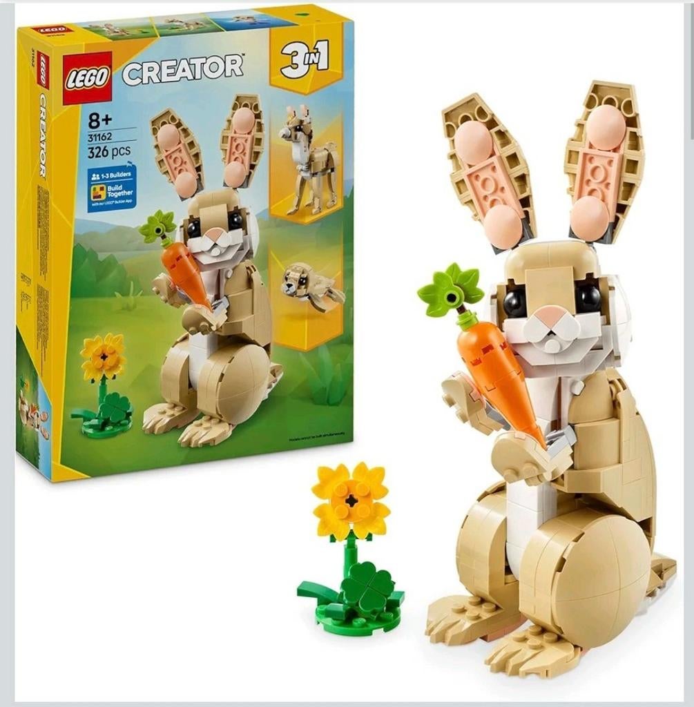 Lego 31162 Lief Konijn 3 in 1, NIEUW, Ophalen of Verzenden, Nieuw