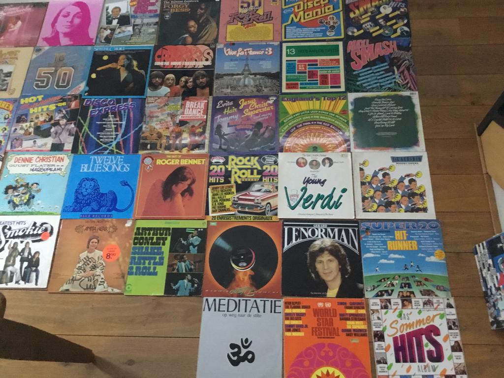 Grote collectie vinylplaten , Lp’s, Ophalen, Gebruikt, 12 inch