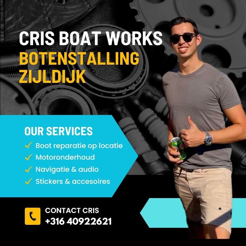 Onderhoud aan sloep/ motorboot op locatie of Rijpwetering, Nieuw, Ophalen of Verzenden, 6 meter of meer, Overige brandstoffen