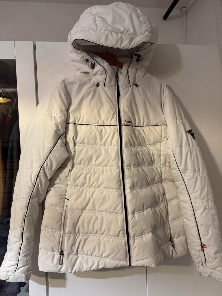 Witte Wedze 500 Warm Ski Jas - Maat XL, Ophalen of Verzenden, Gedragen, Maat 46/48 (XL) of groter, Wit