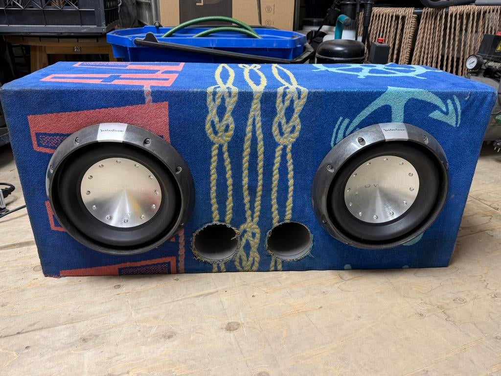 Rockford Fosgate T110D2 Power 2 x 10 inch T1 Subwoofer, Auto diversen, Autospeakers, Ophalen, Gebruikt