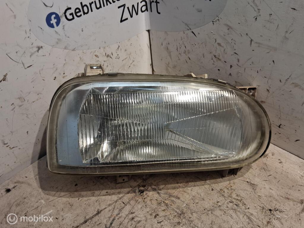 Koplamp RV Vw Golf Cabrio III 1.8 ('93-'00) 1H6941018AM, Gebruikt, Volkswagen, Ophalen of Verzenden, Volkswagen