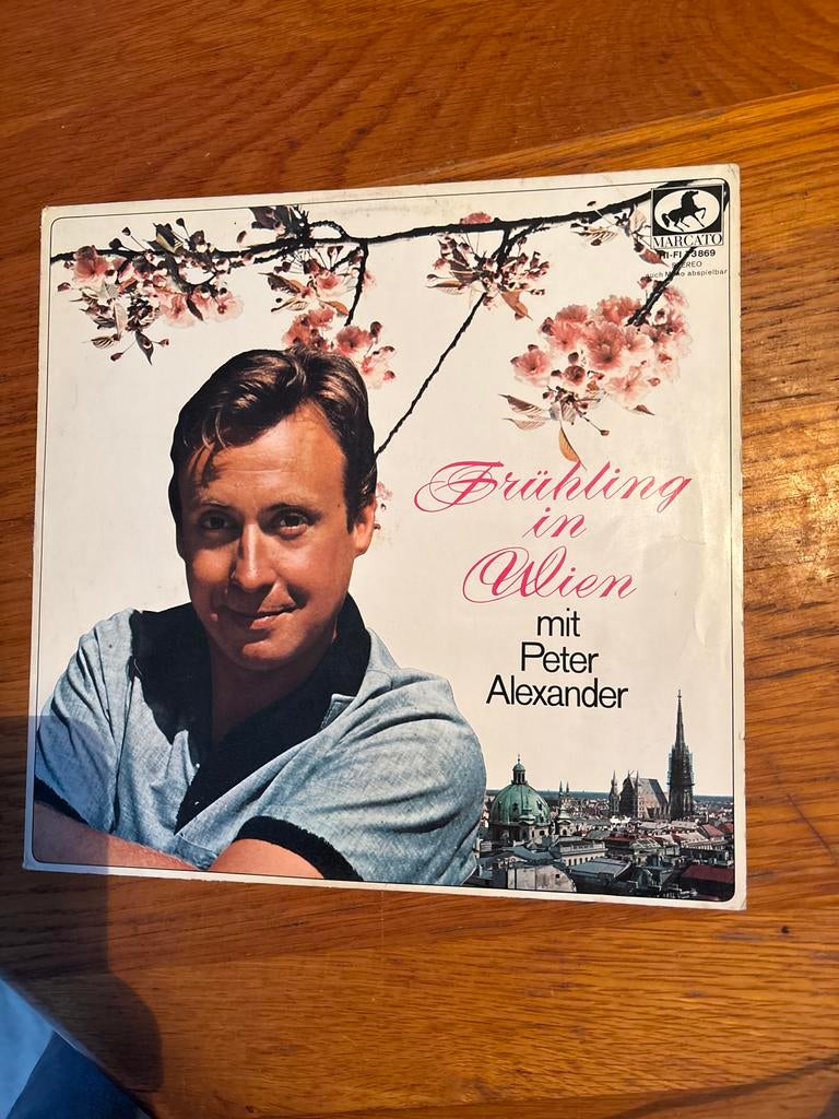 Peter Alexander - Frühling in Wien LP, Cd's en Dvd's, Vinyl | Pop, Ophalen of Verzenden, Voor 1960, Zo goed als nieuw, 12 inch