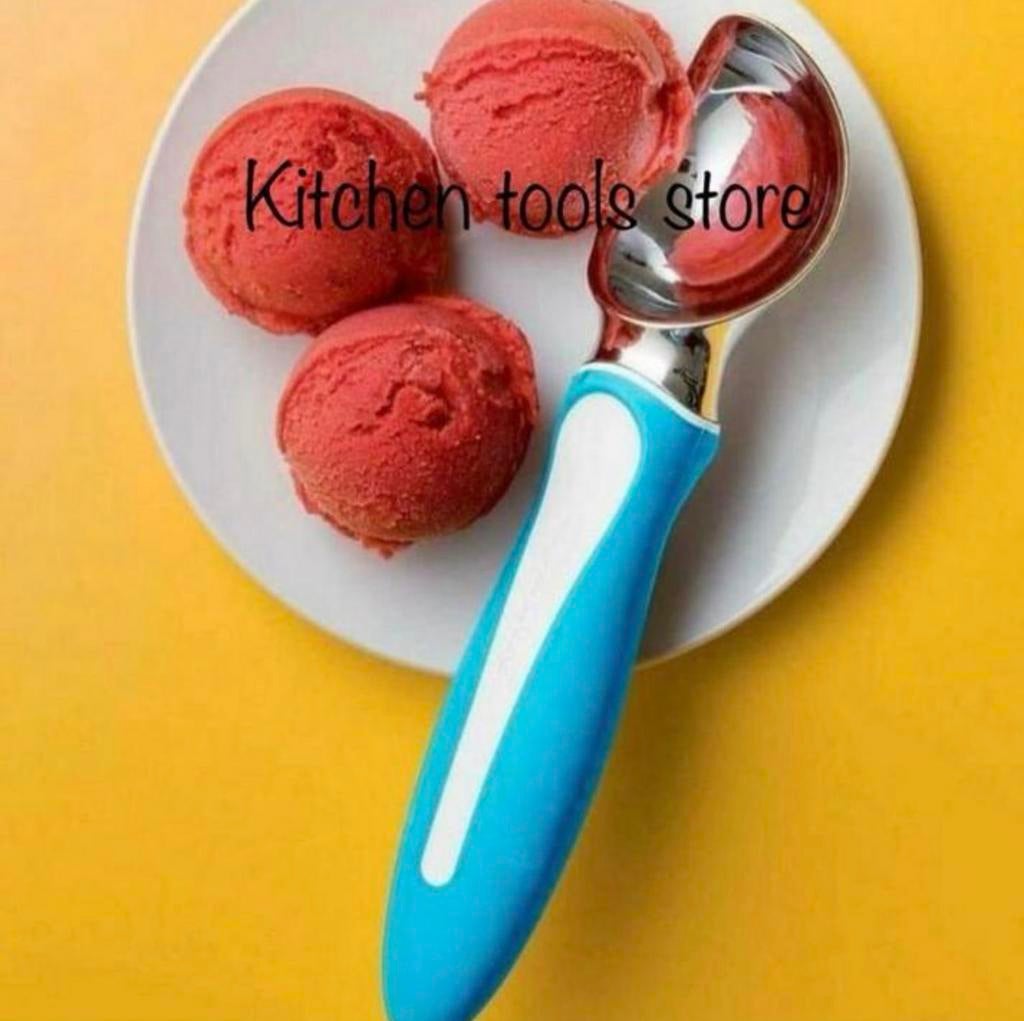 Tupperware ijsschep ergologics ijs lepel turquoise of zwart, Ophalen of Verzenden, Zo goed als nieuw, Rood, Overige typen