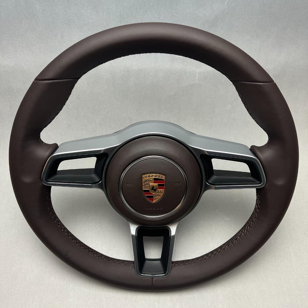 Porsche stuur leer espresso cocoa compleet upgrade, Ophalen of Verzenden, ., ., .