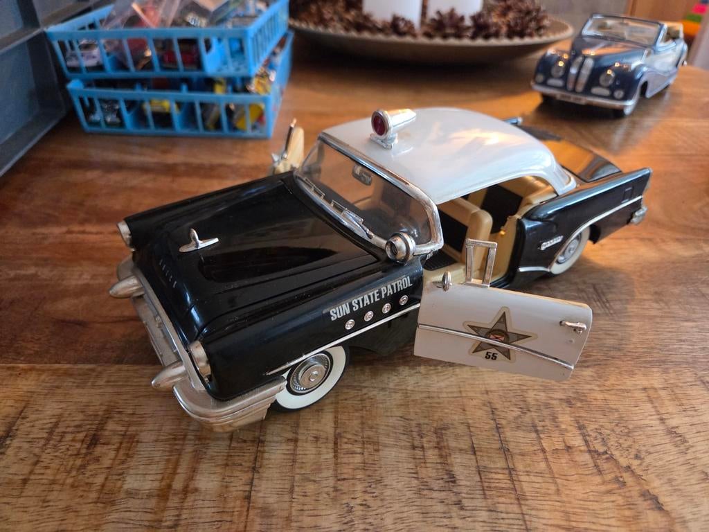 Buick century 1955 Mira Sun state patrol schaal 1:18, Gebruikt, Auto, ., Ophalen of Verzenden