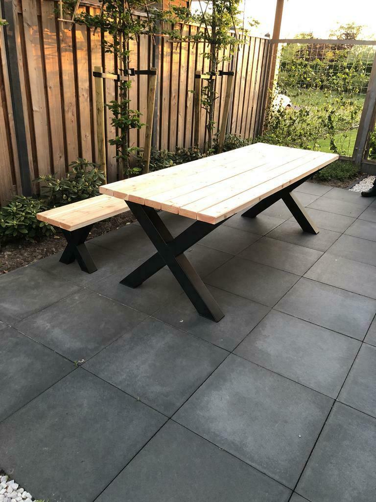 Douglas tuintafel met bankje, Ophalen, Nieuw