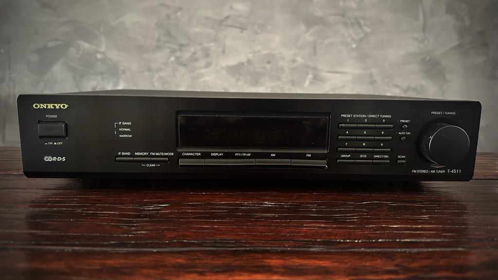 Onkyo T-4511 Topklasse RDS Tuner, Audio, Tv en Foto, Tuners, Ophalen of Verzenden, Gebruikt, Analoog