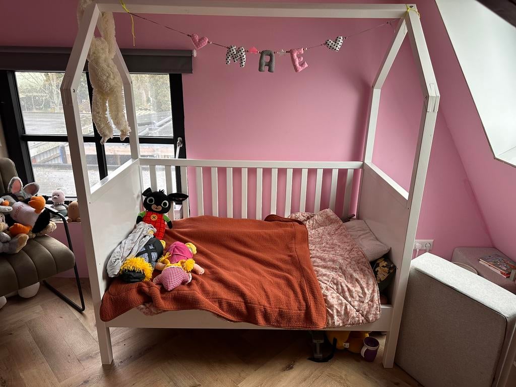 Bopita doorgroeibedjes, Ophalen, Zo goed als nieuw, Minder dan 140 cm, 70 tot 85 cm