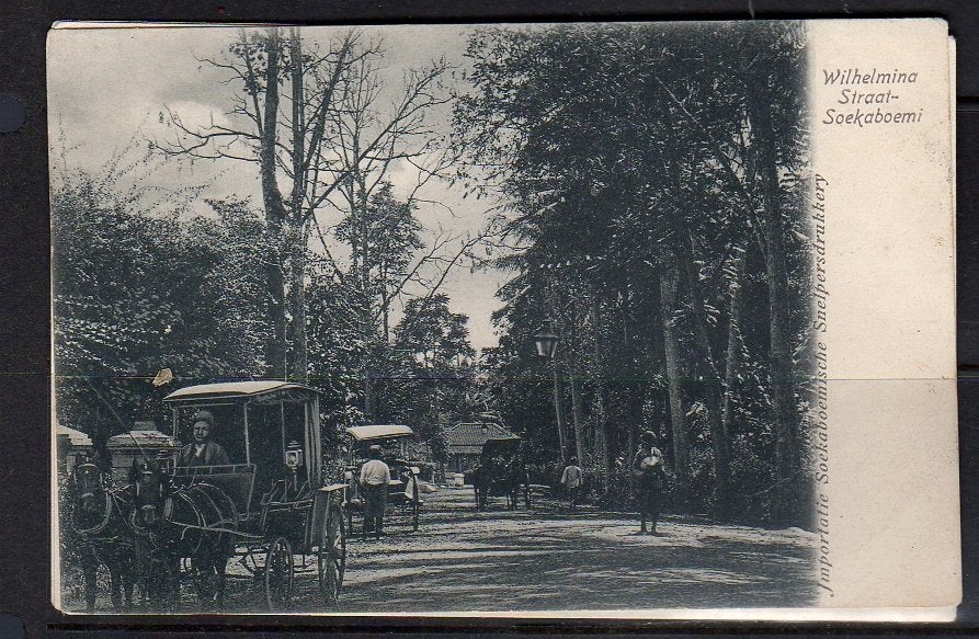 Netherlands Indies Wilhelminastraat Soekaboemi  1900, Ophalen, Voor 1920, Buiten Europa