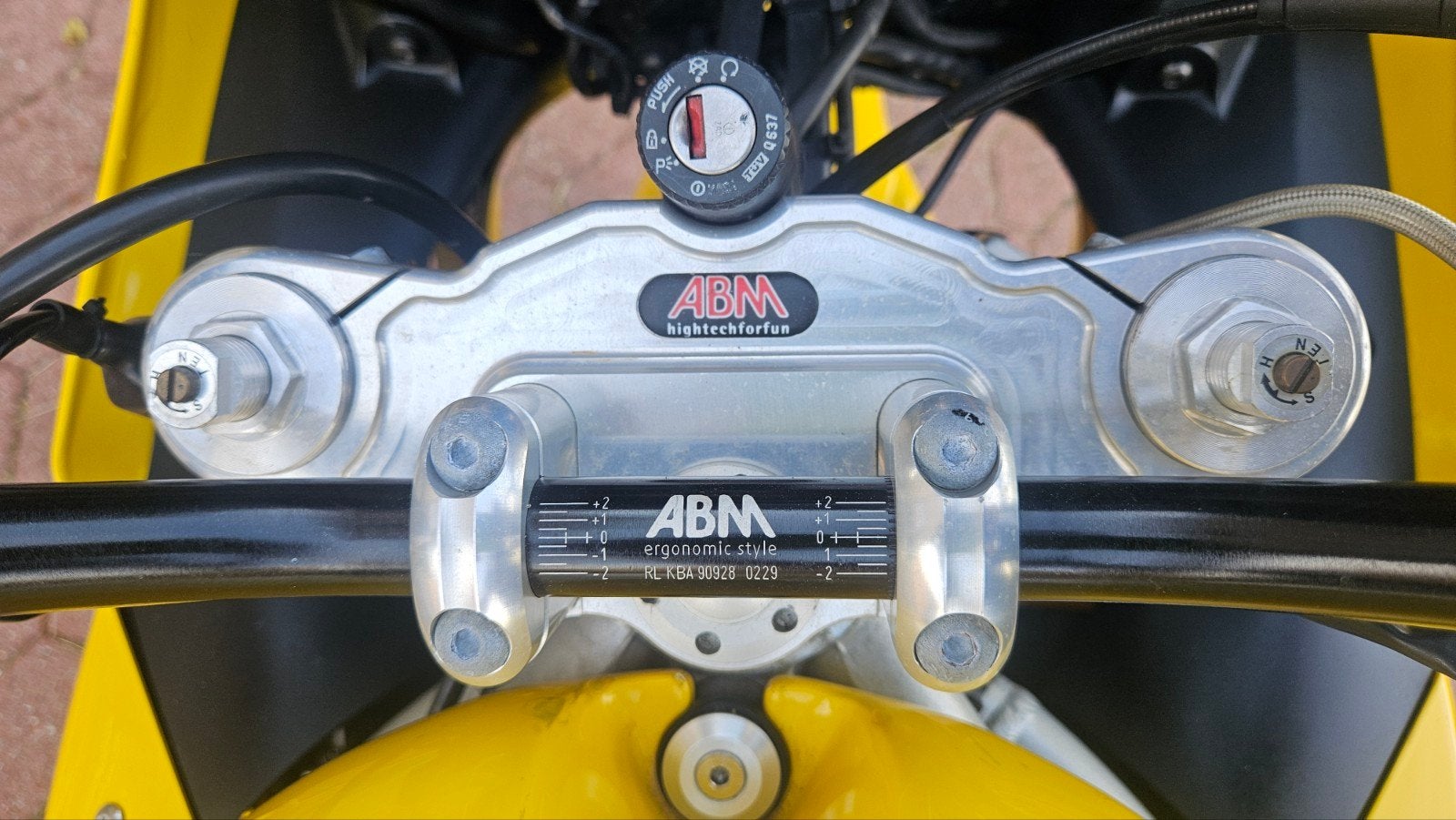 Triumph Daytona 955i ABM superbike stuur met Kroonplaat, Ophalen of Verzenden