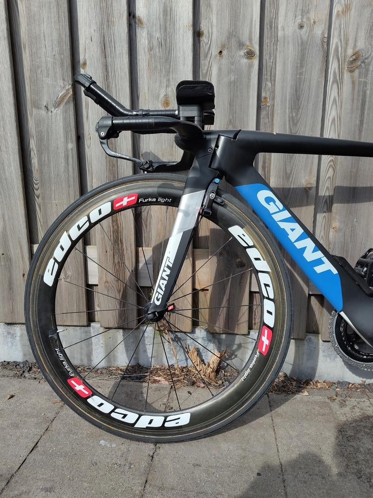 Giant Trinity Advanced Pro (maat S) tijdritfiets, Fietsen en Brommers, Fietsen | Racefietsen, Ophalen, 28 inch, Gebruikt, Carbon