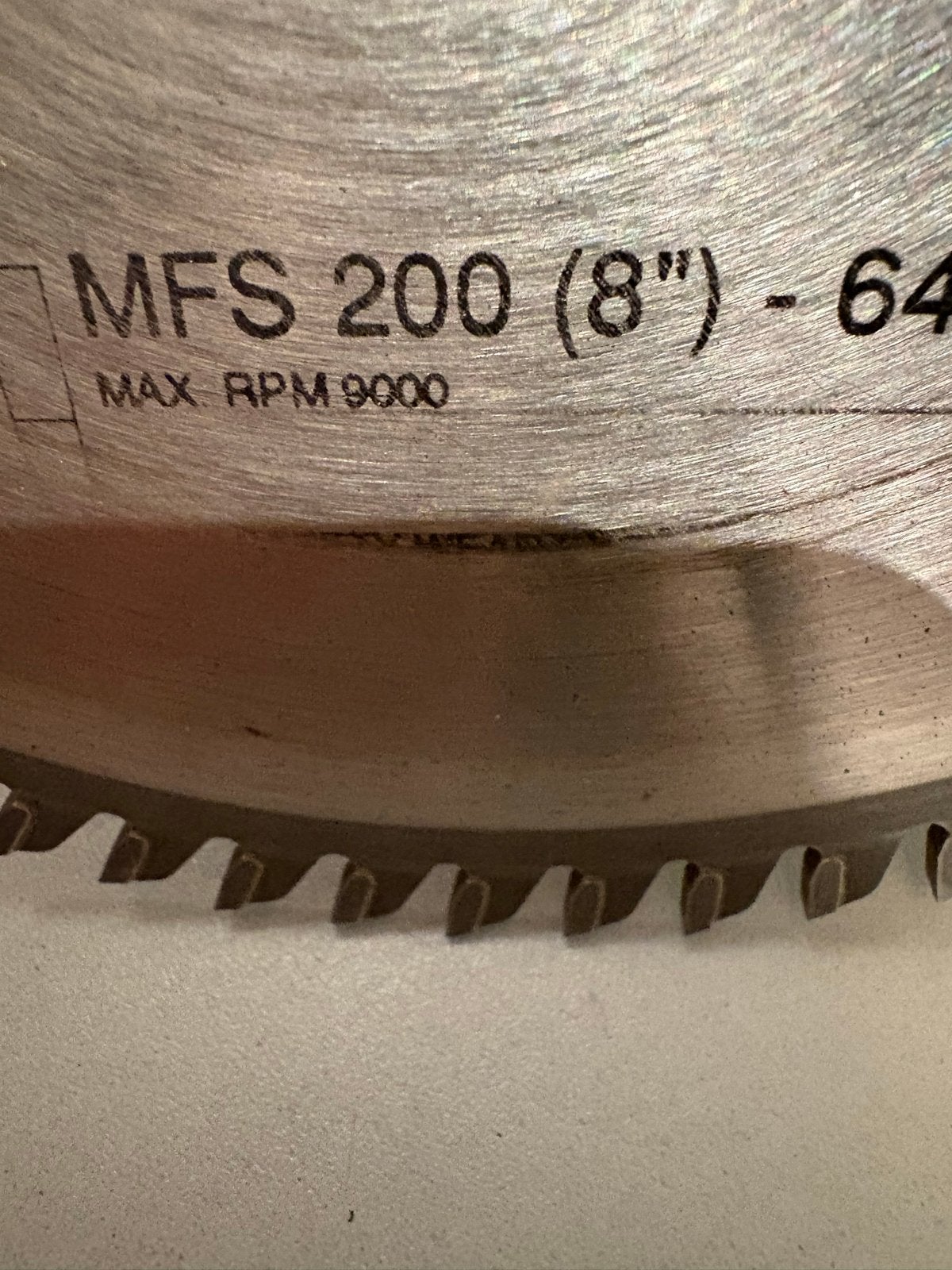 Dimar MFS 200 (8") - 64T Cirkelzaagblad, Doe-het-zelf en Verbouw, Ophalen of Verzenden, Zo goed als nieuw, Cirkelzaag