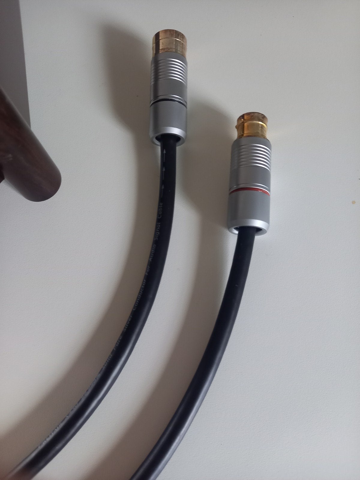 ***PREFFAIR X-430 SILVER XLR interlink 52 cm Als NIEUW***, Ophalen, Zo goed als nieuw, Minder dan 2 meter, Interlink-kabel