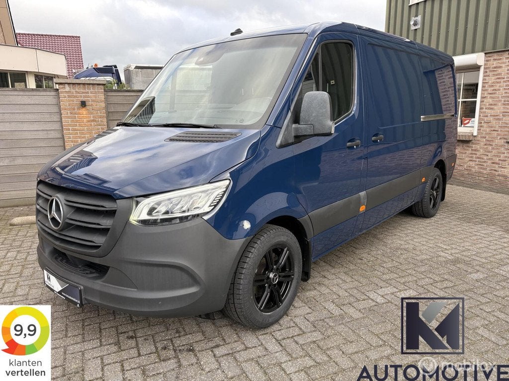 Mercedes Sprinter 319 3.0CDI V6 L2H1|Automaat|LED|Camera|ACC, Automaat, Achterwielaandrijving, Zwart, 190 pk
