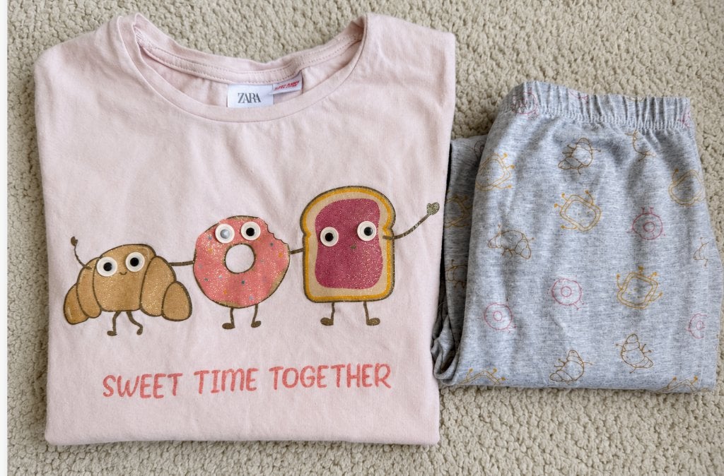 zara pyjama 128 132 longsleeve, long pants, Ophalen of Verzenden, Meisje, Shirt of Longsleeve